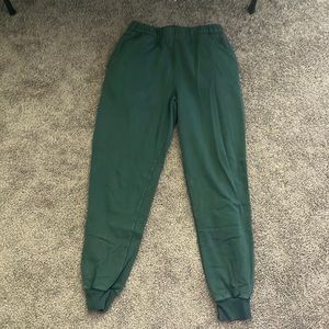 brand new green sweatpants